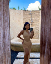 Robe en tricot crocheté Maya